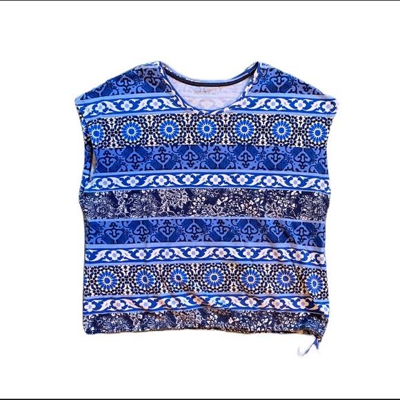 ALLISON DALEY BLUE SLEEVELESS TOP SIZE PL - Picture 3 of 7